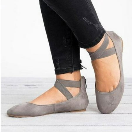 Duretiony Ladies Ankle Strap Ballerina Ballet Flats Shoes Breathable Anti-slip for Summer New
Duretiony Ladies Ankle Strap Ballerina Ballet Flats Shoes Breathable Anti-slip for Summer New