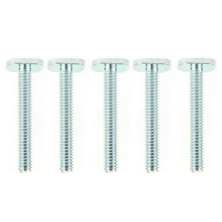 5PC of 1/4-20 Inch x 1-3/4 Long T Bolts for Groove T-Slot Track Jig
