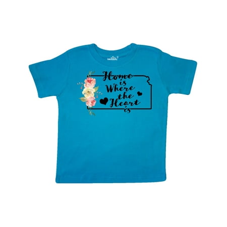 Inktastic Kansas Home Where the Heart is with Watercolor Floral Gift Toddler Boy or Toddler Girl T-Shirt
Inktastic Kansas Home Where the Heart is with Watercolor Floral Gift Toddler Boy or Toddler Girl T-Shirt