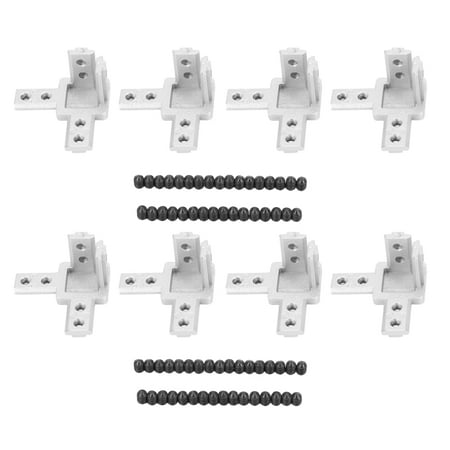 3-Way End Corner Bracket Connector for T Slot Aluminum Extrusion 3030 Series (Pack of 8 with Screws)
3-Way End Corner Bracket Connector for T Slot Aluminum Extrusion 3030 Series (Pack of 8 with Screws)