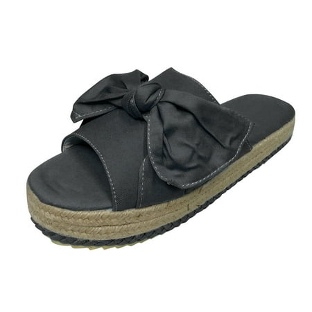 nsendm Female Shoes Adult Bear House Slippers for Women Bowknot Canvas Slippers Casual Flat Beach Shoes Bling Slippers for Women Black 7.5
nsendm Female Shoes Adult Bear House Slippers for Women Bowknot Canvas Slippers Casual Flat Beach Shoes Bling Slippers for Women Black 7.5