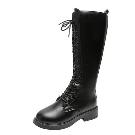 Boots for Women New Style Long Boots Style Thick-soled Thick Heel Lace-up Side Zipper Women s Boots
Boots for Women New Style Long Boots Style Thick-soled Thick Heel Lace-up Side Zipper Women s Boots