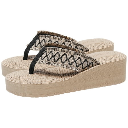 Eease 1 Pair Women Summer Sandals Beach Wedge Sandals Platform Summer Sandals Flip Flops
Eease 1 Pair Women Summer Sandals Beach Wedge Sandals Platform Summer Sandals Flip Flops