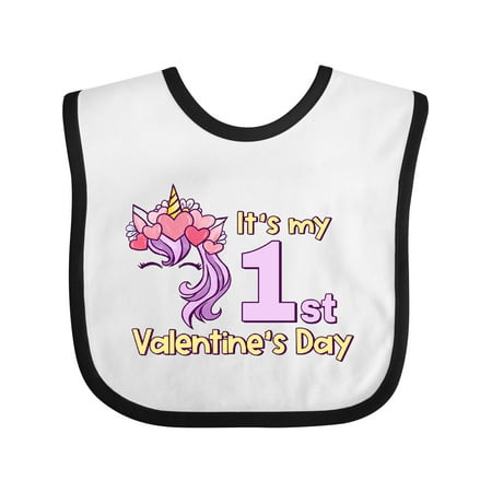 Inktastic It s My 1st Valentine s Day Unicorn Face Gift Baby Boy or Baby Girl Bib
Inktastic It s My 1st Valentine s Day Unicorn Face Gift Baby Boy or Baby Girl Bib