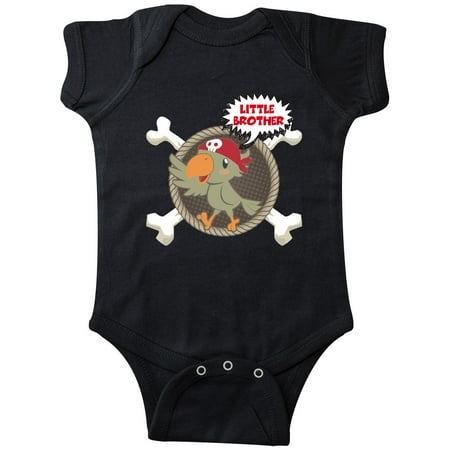 Inktastic Little Brother Pirate Gift Baby Boy Bodysuit