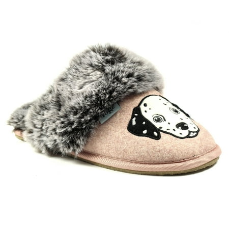 Lazy Dogz Womens Dalmation Slippers
