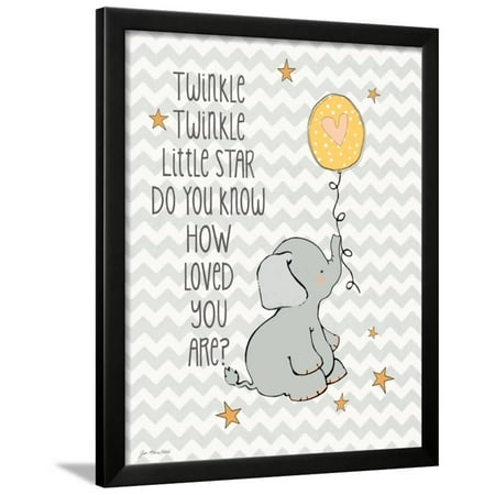 Twinkle Love Framed Print Wall Art By Jo Moulton