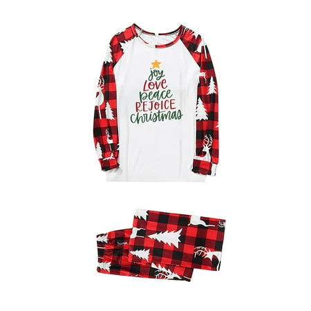Christmas Pajamas for Family Parent-Child Outfit Winter Fall Tree Homewear Letter Print Top Plaid Pants Sleepwear Pajama Sets
Christmas Pajamas for Family Parent-Child Outfit Winter Fall Tree Homewear Letter Print Top Plaid Pants Sleepwear Pajama Sets