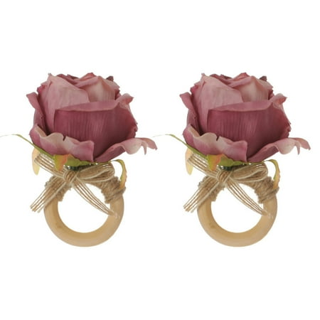 Hloma 2Pcs Napkin Buttons Nice-looking Portable Decorative Simulation Rose Flower Napkin Buckles for Dining Room
Hloma 2Pcs Napkin Buttons Nice-looking Portable Decorative Simulation Rose Flower Napkin Buckles for Dining Room