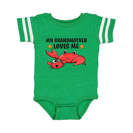 Inktastic My Grandmother Loves Me- cute crab family Gift Baby Boy or Baby Girl Bodysuit
Inktastic My Grandmother Loves Me- cute crab family Gift Baby Boy or Baby Girl Bodysuit