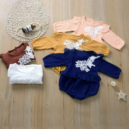 Pudcoco Newborn Kids Baby Girls Clothes Long Sleeve Flower Romper Cotton&Linen Costume
Pudcoco Newborn Kids Baby Girls Clothes Long Sleeve Flower Romper Cotton&Linen Costume