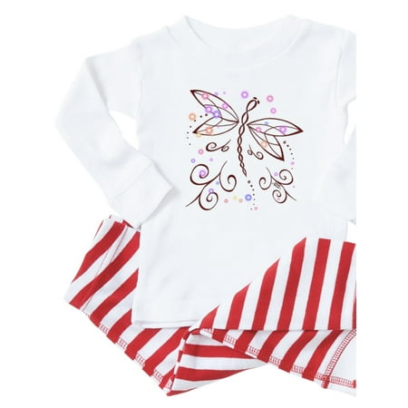CafePress - Dragonfly Daydream - Toddler Long Sleeve Pajama set