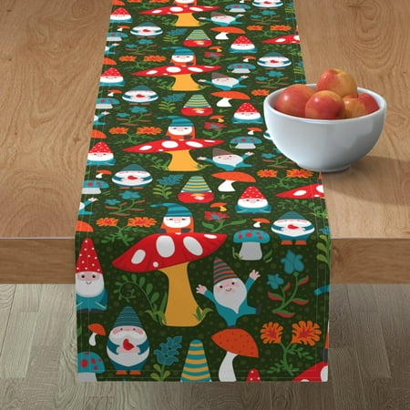 Cotton Sateen Table Runner 108 - Gnomes Woodland Whimsical Nursery Mushrooms Floral Novelty Print Custom Table Linens by Spoonflower
Cotton Sateen Table Runner 108 - Gnomes Woodland Whimsical Nursery Mushrooms Floral Novelty Print Custom Table Linens by Spoonflower
