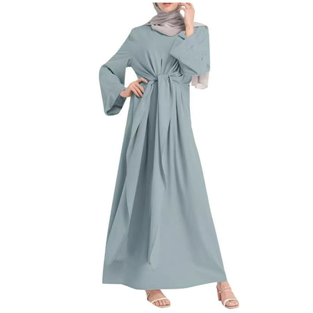 BallsFHK Solid Soft Loose Robe Breathable For Women s Long Sleeve Long Middle Dress Muslim Robe dresses for women 2023
BallsFHK Solid Soft Loose Robe Breathable For Women s Long Sleeve Long Middle Dress Muslim Robe dresses for women 2023