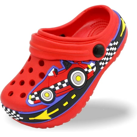 Toddlers Clogs EVA Cute Cartoon Excavator Racecar Pattern Boys Girls Clogs Slip on Lightweight Breathable Kids Clogs Sandals Non Slip Indoor Outdoor Beach Pool Shower Slippers Shoes
Toddlers Clogs EVA Cute Cartoon Excavator Racecar Pattern Boys Girls Clogs Slip on Lightweight Breathable Kids Clogs Sandals Non Slip Indoor Outdoor Beach Pool Shower Slippers Shoes