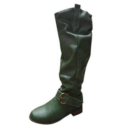 EUMODR Boots for Women Fashion Knee High Biker Boots for Women Flat Head Fashion Buckle Shoes Belt Women Boots Boots Women S Round Women S Boots
EUMODR Boots for Women Fashion Knee High Biker Boots for Women Flat Head Fashion Buckle Shoes Belt Women Boots Boots Women S Round Women S Boots