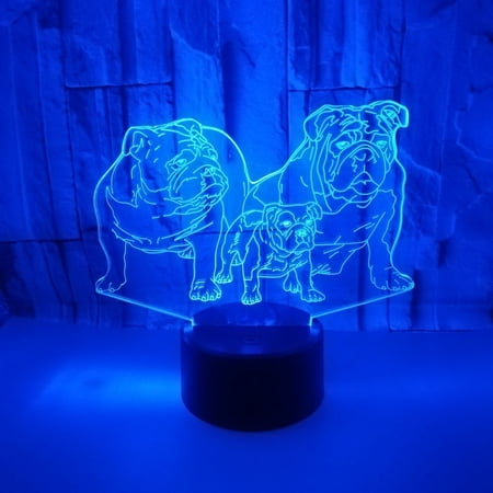 3D LED Optical Illusion Acrylic Night Light with Remote & Smart Touch 7 Colors Changing(Shar Pei)
3D LED Optical Illusion Acrylic Night Light with Remote & Smart Touch 7 Colors Changing(Shar Pei)
