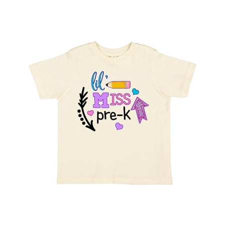 Inktastic Lil Miss Pre K with Arrows and Hearts Gift Toddler Toddler Girl T-Shirt
Inktastic Lil Miss Pre K with Arrows and Hearts Gift Toddler Toddler Girl T-Shirt