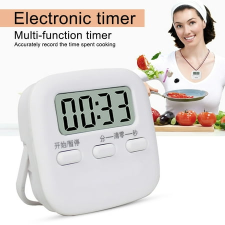 Wavespets 1 Pcs Electronic Timer Multi-function LCD Display Countdown Clock for Cooking Baking
Wavespets 1 Pcs Electronic Timer Multi-function LCD Display Countdown Clock for Cooking Baking