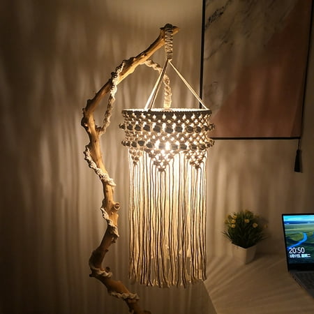 Hand Knitting Lamp Shade Ceiling Light Shade Fitting Boho Hanging Pendant Light for Living Room Bedroom Decoration
Hand Knitting Lamp Shade Ceiling Light Shade Fitting Boho Hanging Pendant Light for Living Room Bedroom Decoration