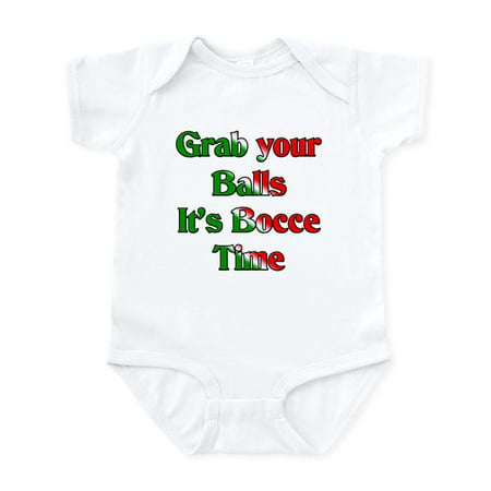 

CafePress - Grab Your Balls. It s Bocce T Infant Bodysuit - Baby Light Bodysuit