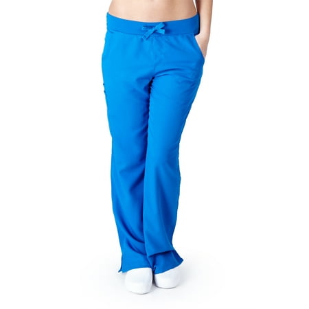 M&M SCRUBS - Womens Junior Fit Flare Cargo Scrub Pant 9120 XXS ( ROYAL )
