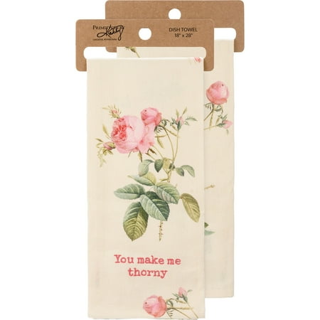 Primitives by Kathy You Make Me Thorny Dish Cloth Towel | Novelty Tea Towel | Cute Kitchen Hand Towel | 18 x 28
Primitives by Kathy You Make Me Thorny Dish Cloth Towel | Novelty Tea Towel | Cute Kitchen Hand Towel | 18 x 28