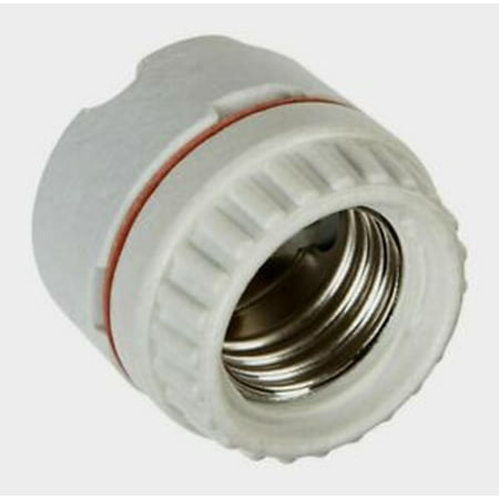 Jandorf PORCELAIN Medium Base (E26) KEYLESS 2-PIECE Ring Socket Light Bulb 60576