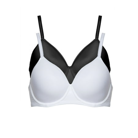 Paramour by Felina | Topaz Breathable Contour Bra 2-Pack (Black White 2-Pack 34C)
Paramour by Felina | Topaz Breathable Contour Bra 2-Pack (Black White 2-Pack 34C)
