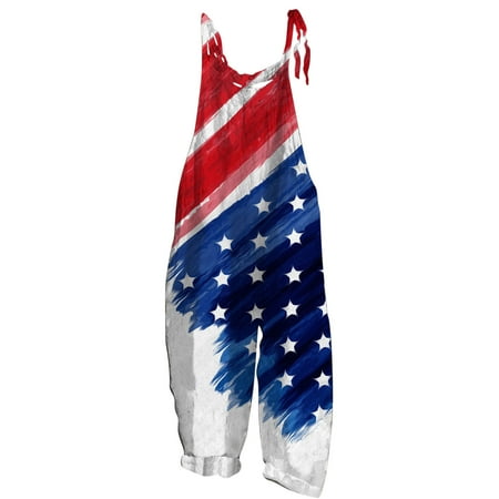REORIAFEE Jumpsuit for Women Casual Jumpsuits Baggy Overalls Rompers Independence Day Print Vintage Double Pocket Jumpsuit With Straps Dark Blue L
REORIAFEE Jumpsuit for Women Casual Jumpsuits Baggy Overalls Rompers Independence Day Print Vintage Double Pocket Jumpsuit With Straps Dark Blue L