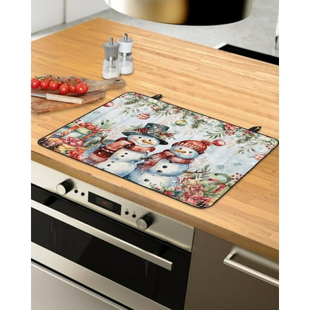 Christmas Snowman Stove Top Covers for Electric Stove Heat Insulation Fireproof Glass Cooktop Cover Counter Top Glass Stove Cover for Prevent Scratches 36 x21 Red Xmas Balls Botanical Snowflake
Christmas Snowman Stove Top Covers for Electric Stove Heat Insulation Fireproof Glass Cooktop Cover Counter Top Glass Stove Cover for Prevent Scratches 36 x21 Red Xmas Balls Botanical Snowflake