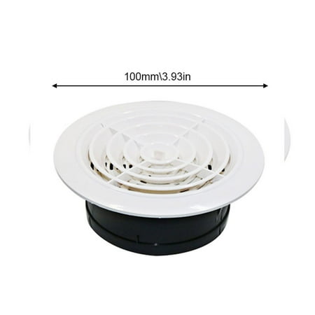 BESHOM Round Air Vent Louver Grille Cover Outlet Adjustable Exhaust Vent Ventilation
BESHOM Round Air Vent Louver Grille Cover Outlet Adjustable Exhaust Vent Ventilation