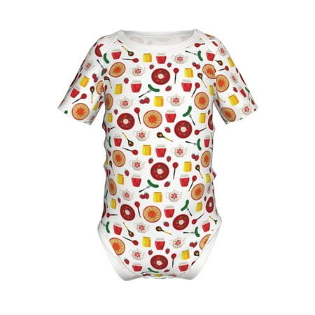Junzan Oriental Cuisine Print Short-Sleeve Baby Climbing Clothes Bodysuits for Infant One-Piece for Baby Boys & Girls Baby Clothes Baby Romper with Snap Closure-18 Months
Junzan Oriental Cuisine Print Short-Sleeve Baby Climbing Clothes Bodysuits for Infant One-Piece for Baby Boys & Girls Baby Clothes Baby Romper with Snap Closure-18 Months