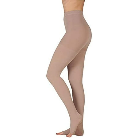 30-40 mmHg Juzo Dynamic (Varin) AD-N Compression Stockings. Pantyhose. Open Toe. Short Size:V