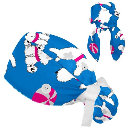 Working Cap with Buttons and Sweatband Scrub Hat Bouffant Caps with Scrunchie Dog Tie Back Hats
Working Cap with Buttons and Sweatband Scrub Hat Bouffant Caps with Scrunchie Dog Tie Back Hats