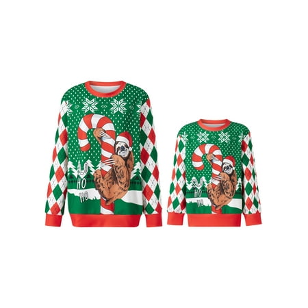 Huakaishijie Family Matching Tops Christmas Cartoon Patterns Round Neck Long Sleeve Pullover for Adults Kids
Huakaishijie Family Matching Tops Christmas Cartoon Patterns Round Neck Long Sleeve Pullover for Adults Kids