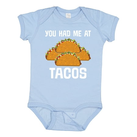 Inktastic You Had Me at Tacos Gift Baby Boy or Baby Girl Bodysuit