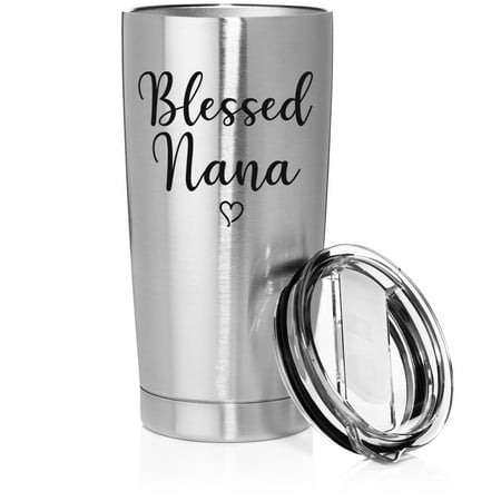 Smooth Body Tumbler Stainless Steel Vacuum Insulated Travel Mug Cup Gift Blessed Nana (20 oz Stainless Steel)
Smooth Body Tumbler Stainless Steel Vacuum Insulated Travel Mug Cup Gift Blessed Nana (20 oz Stainless Steel)