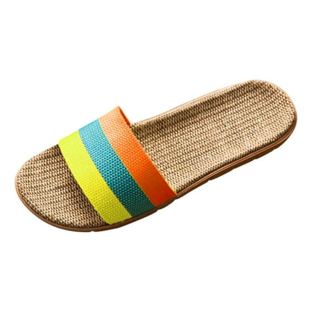 Cathalem Linen Women House Shoes Home Slippers Flip Flops Flax Slippers Indoor Bedroom Spring Autumn Ladies Footwear Unisex Lovers Flat Shoes Green 40
Cathalem Linen Women House Shoes Home Slippers Flip Flops Flax Slippers Indoor Bedroom Spring Autumn Ladies Footwear Unisex Lovers Flat Shoes Green 40