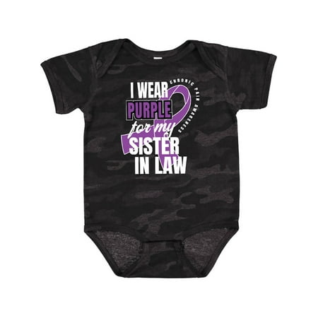 Inktastic Chronic Pain I Wear Purple For My Sister in Law Gift Baby Boy or Baby Girl Bodysuit
Inktastic Chronic Pain I Wear Purple For My Sister in Law Gift Baby Boy or Baby Girl Bodysuit