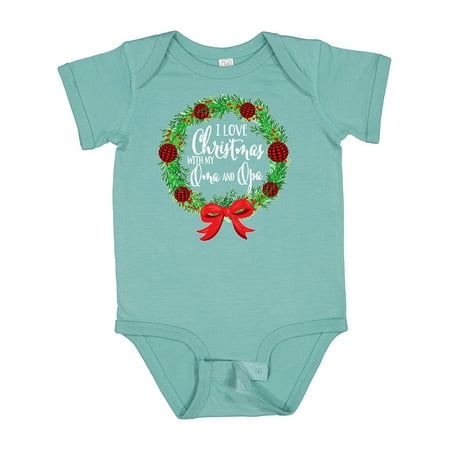 Inktastic I Love Christmas with My Oma and Opa Wreath Gift Baby Boy or Baby Girl Bodysuit
Inktastic I Love Christmas with My Oma and Opa Wreath Gift Baby Boy or Baby Girl Bodysuit
