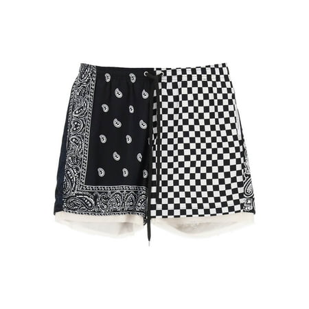 Children Of The Discordance Bandana Patchwork Shorts Men