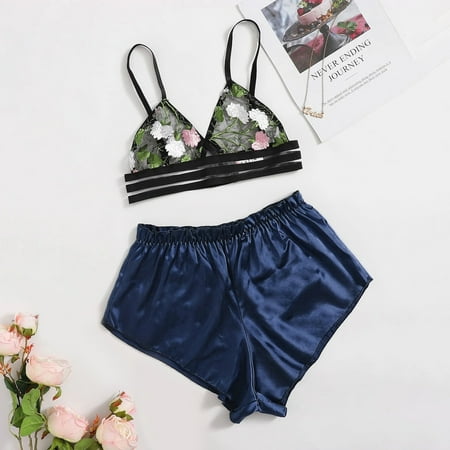 Binmer Women Summer Pajama Suit Satin Silk Pajamas Women Nightdress Lingerie Embroidery Underwear Sleepwear
Binmer Women Summer Pajama Suit Satin Silk Pajamas Women Nightdress Lingerie Embroidery Underwear Sleepwear