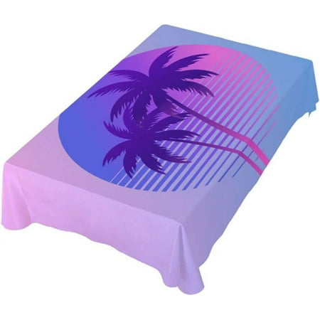 SKYSONIC Retro Sci-fi Style Palm Tree Rectangle Tablecloth Dinner Table Cover for Outdoor & Indoor Patio Picnic BBQ Holiday Party 60x108In
SKYSONIC Retro Sci-fi Style Palm Tree Rectangle Tablecloth Dinner Table Cover for Outdoor & Indoor Patio Picnic BBQ Holiday Party 60x108In