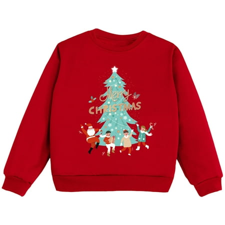 Sweatshirts for Girls Christmas Casual Loose Active Full Sleeves Letter Print Crop Tops Warm Fashion No Hooded Boys Fashion Hoodies & Sweatshirts
Sweatshirts for Girls Christmas Casual Loose Active Full Sleeves Letter Print Crop Tops Warm Fashion No Hooded Boys Fashion Hoodies & Sweatshirts
