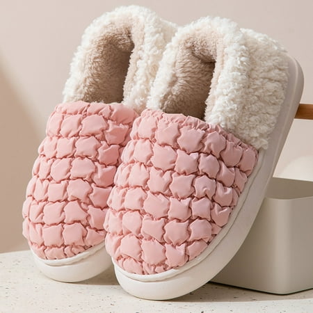 Couple Female Puff Cotton Slippers Bag Heel Autumn And Winter Lightweight Indoor Home Thick Bottom Warm Confinement Cotton Shoes For Outer Wear Pink 6.5
Couple Female Puff Cotton Slippers Bag Heel Autumn And Winter Lightweight Indoor Home Thick Bottom Warm Confinement Cotton Shoes For Outer Wear Pink 6.5