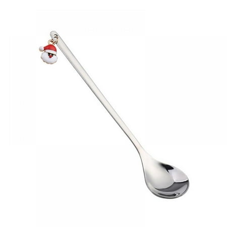Christmas Spoon Stainless Steel Spoon with Christmas Pendant Dessert Spoon Long Handle Spoon Coffee Spoon Stirring Spoon Rice Spoon
Christmas Spoon Stainless Steel Spoon with Christmas Pendant Dessert Spoon Long Handle Spoon Coffee Spoon Stirring Spoon Rice Spoon
