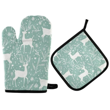 2pcs kitchen insulation gloves Oven Mitts and Pot Holders Sets Heat Resistant kitchen insulation pad White Elk
2pcs kitchen insulation gloves Oven Mitts and Pot Holders Sets Heat Resistant kitchen insulation pad White Elk