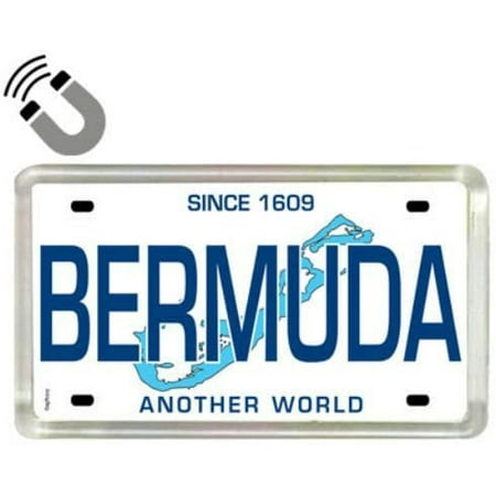 Bermuda Caribbean License Plate Acrylic Small Fridge Collector s Souvenir Magnet 2 inches X 1.25 inches
Bermuda Caribbean License Plate Acrylic Small Fridge Collector s Souvenir Magnet 2 inches X 1.25 inches