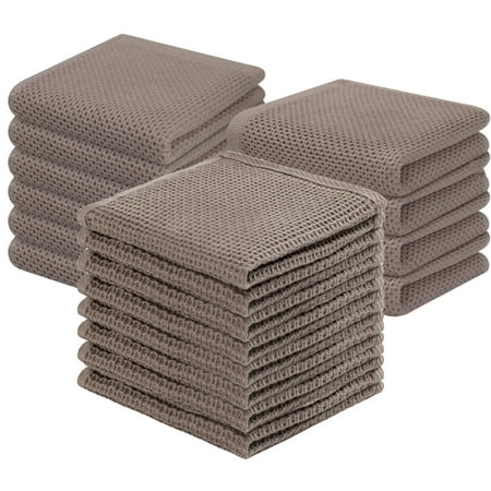 18PCS Kitchen Cotton Dish Cloth Super Soft Absorbent Quick Dry Cleaning Dish Towel Home Cleaning Towel Washing Cloth(12Inch X 12Inch Coffee)
18PCS Kitchen Cotton Dish Cloth Super Soft Absorbent Quick Dry Cleaning Dish Towel Home Cleaning Towel Washing Cloth(12Inch X 12Inch Coffee)